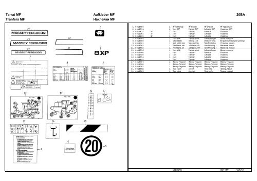 Varaosaluettelo Parts Book Ersatzteil-Liste ... - Sampo-Rosenlew