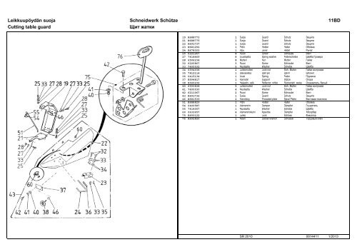 Varaosaluettelo Parts Book Ersatzteil-Liste ... - Sampo-Rosenlew