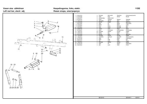 Varaosaluettelo Parts Book Ersatzteil-Liste ... - Sampo-Rosenlew