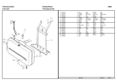 Varaosaluettelo Parts Book Ersatzteil-Liste ... - Sampo-Rosenlew