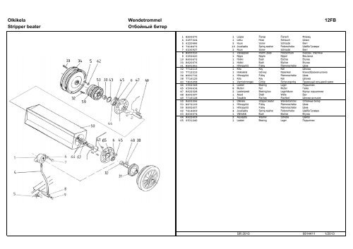 Varaosaluettelo Parts Book Ersatzteil-Liste ... - Sampo-Rosenlew