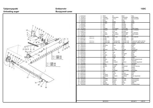 Varaosaluettelo Parts Book Ersatzteil-Liste ... - Sampo-Rosenlew