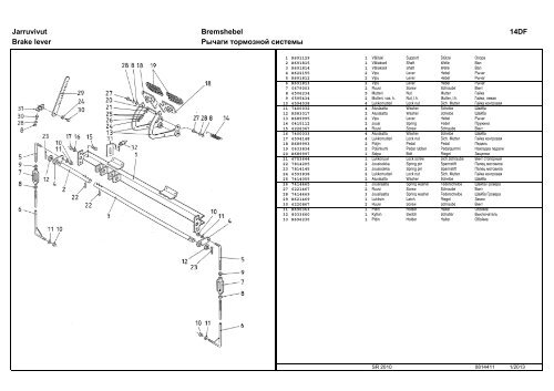 Varaosaluettelo Parts Book Ersatzteil-Liste ... - Sampo-Rosenlew