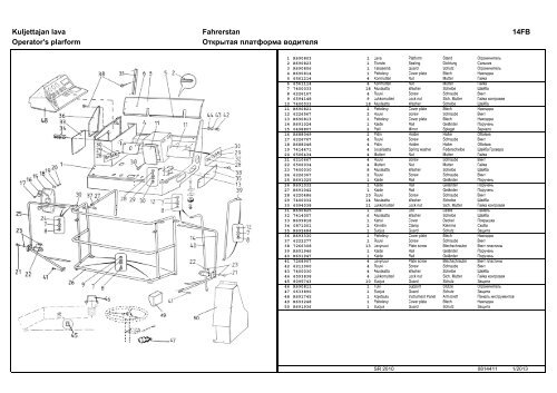 Varaosaluettelo Parts Book Ersatzteil-Liste ... - Sampo-Rosenlew