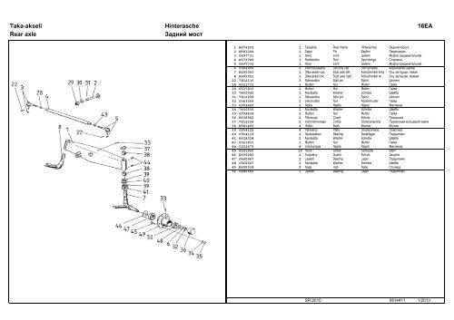 Varaosaluettelo Parts Book Ersatzteil-Liste ... - Sampo-Rosenlew