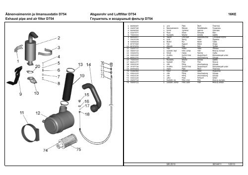 Varaosaluettelo Parts Book Ersatzteil-Liste ... - Sampo-Rosenlew