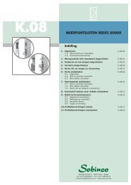 MEERPUNTSLOTEN REEKS 80000 - Sobinco