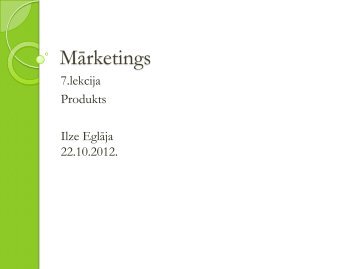 MÄrketings - VATP