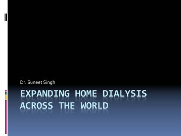 Expanding home dialysis across the world - BC Renal Agency