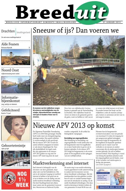 Breeduit 31 jan. 2013 (pdf) - Gemeente Smallingerland