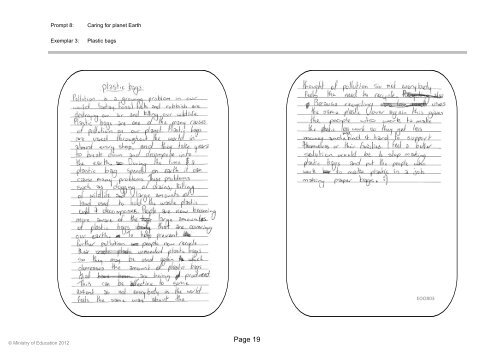 e-asTTle writing generic exemplars