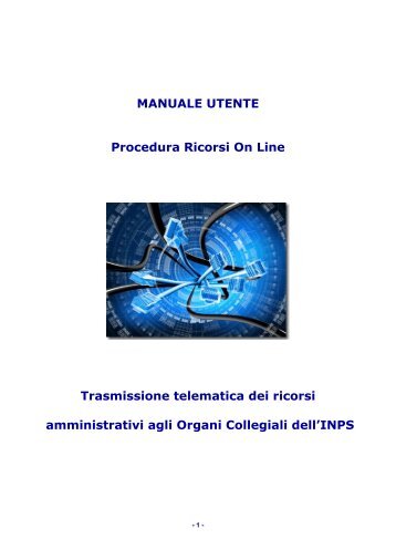 MANUALE UTENTE Procedura Ricorsi On Line Trasmissione ...