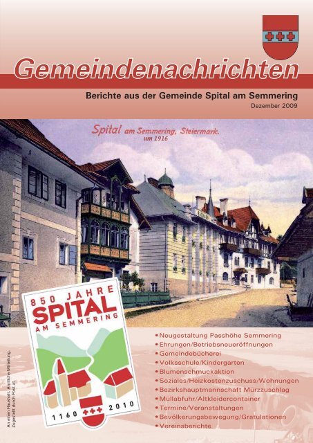 Gemeindezeitung_2009.. - Spital am Semmering