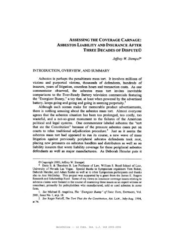 HeinOnline -- 12 Conn. Ins. L.J. 349 2005-2006