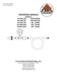 View/Download User Manual - Air Systems International