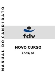 NOVO CURSO - FDV