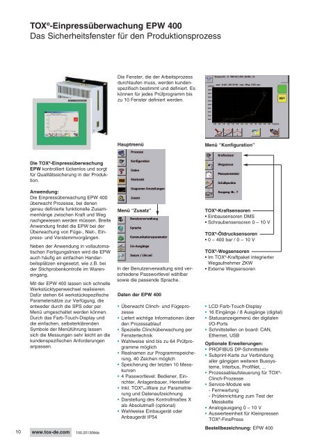 TOX Controls 0107 dt.qxd - TOX PRESSOTECHNIK GmbH & Co.KG