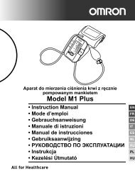 Model M1 Plus - Omron Healthcare