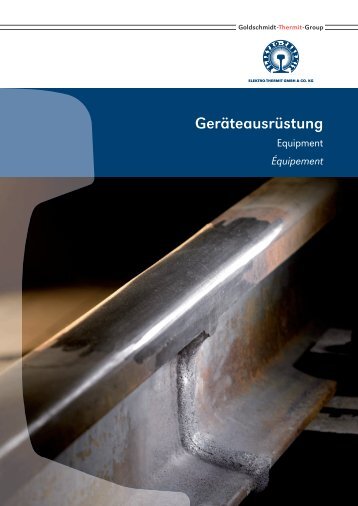 Gerätekatalog (PDF, 7.41 MB) - Elektro Thermit GmbH & Co KG
