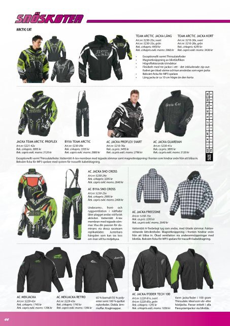 tillbehÃ¶r atv & skoter - Arctic cat