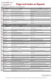 Flags displayed on Laboratory, Patient, and Quality Control Reports ...