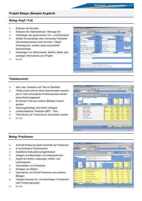 die Software für Heizung-Sanitär-Klima Elektro - PN Software