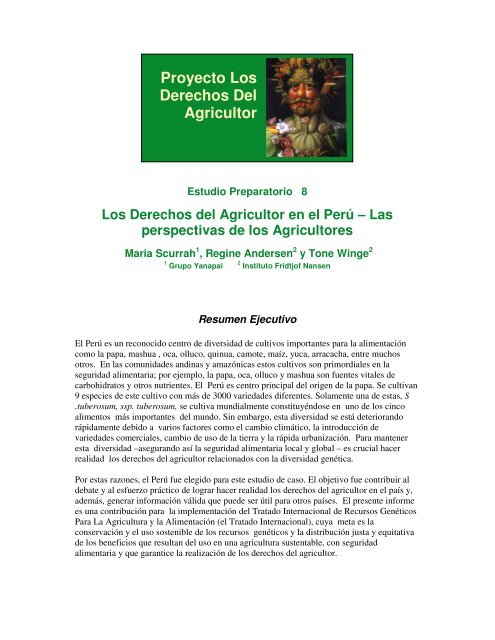 Proyecto Los Derechos Del Agricultor - Farmers' Rights website