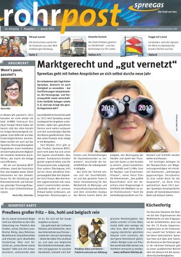 Marktgerecht und „gut vernetzt“ - SpreeGas