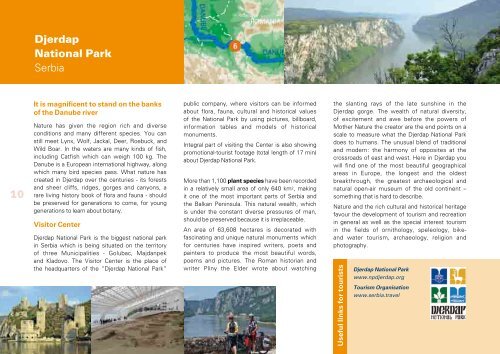 Tourism Brochure - DANUBEPARKS