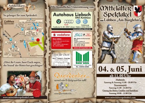 Flyer 2011 - Mittelalter Spektakel