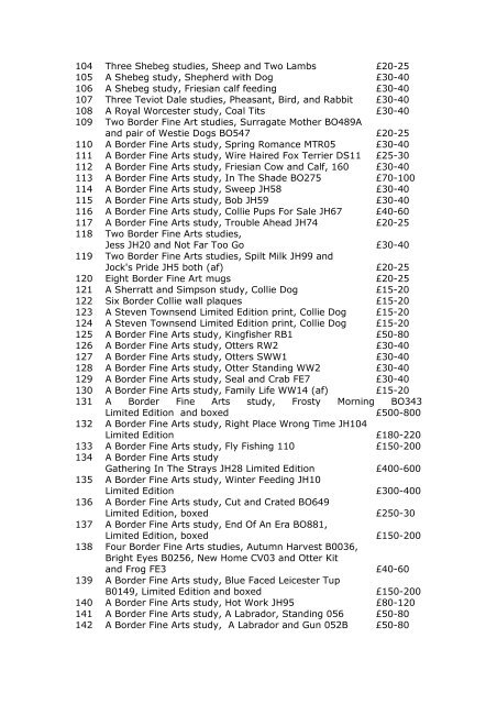 (pdf) - beswick catalogue feb 08 - 1818 Auctioneers