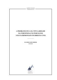 a problemática da titularidade da indemnização por danos não ...