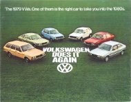 1979 VW Full Line Brochure - PDF - TheSamba.com