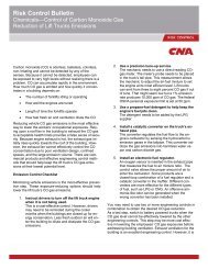 Chemicals-Control of Carbon Monoxide Gas - CNA