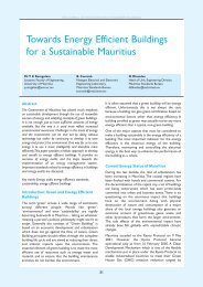 Towards Energy Efficient Buildings for a Sustainable Mauritius