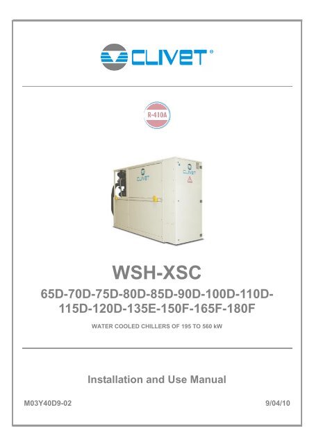 WSH-XSC 65D-70D-75D-80D-85D-90D-100D-110D - Delta-Temp