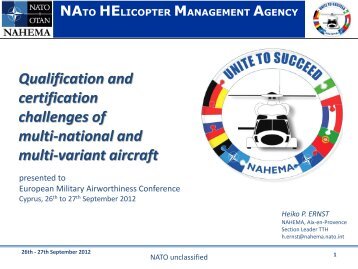 Powerpoint Template with new NAHEMA logo - European Defence ...