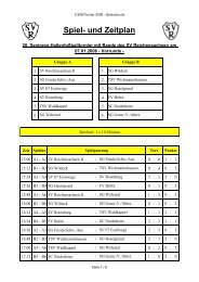 Turnier 2006 - Senioren - SV Reichensachsen