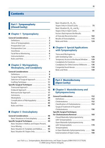 Thieme: Tympanoplasty, Mastoidectomy, and Stapes Surgery