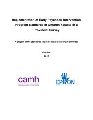 Implementation of Early Psychosis Intervention Program ... - EENet
