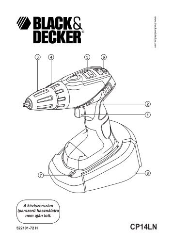 CP14LN - Service - Black and Decker