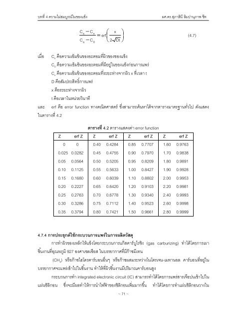 4. ความไม่สมบูรณ์ในของแข็ง