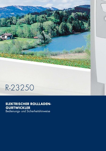 ELEKTRISCHER ROLLLADEN- GURTWICKLER - Lott GmbH