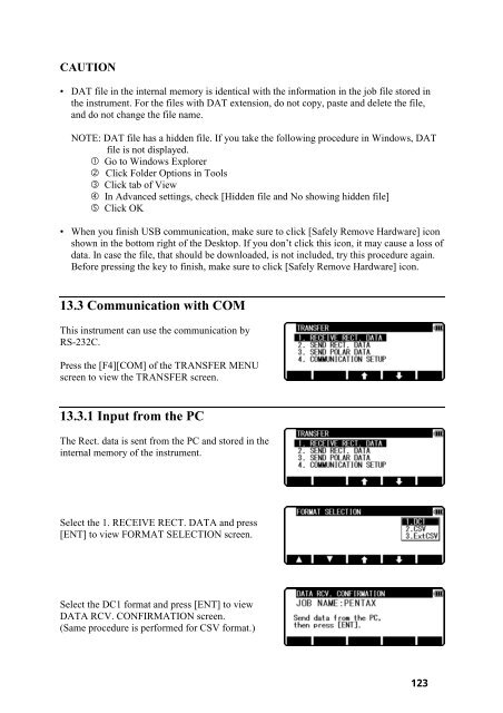 TOTAL STATION InstructIon manual