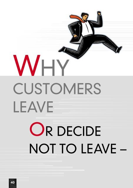 CUSTOMERS LEAVE - University of Auckland Business Review