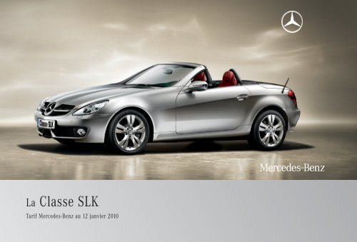 06 - SLK_Tarifs - Sitesreseau.mercedes.fr - Mercedes-Benz France