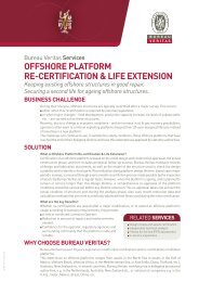 offshore platform re-certification & life extension - Bureau Veritas