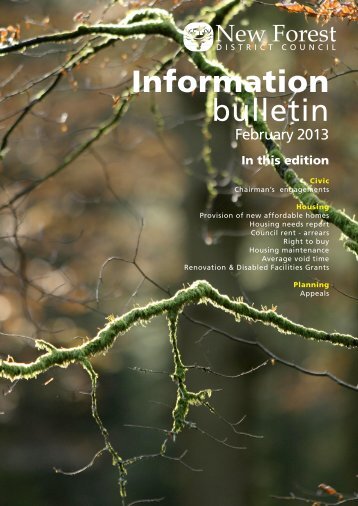 Information Bulletin - February 2013 - New Forest District Council