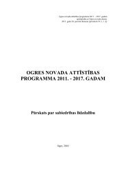 ogres novada attÄ«stÄ«bas programma 2011. - 2017 ... - Ogres novads