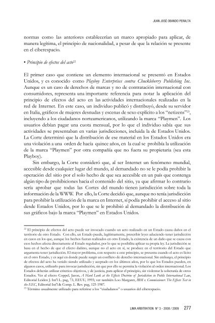 Arbitrajes electrónicos y Derecho del Consumidor ... - lima arbitration